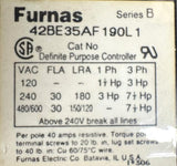 Furnas 42BE35AF 190L1 Definite Purpose Controller Series B 480/600 VAC
