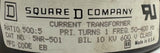 Square D 5NR-501 Current Transformer 500:5 Ratio 50-400 Hz 10 KV 600 Volts