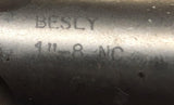 Besly 1"-8-NC Spiral Flute Tap HS GH-4