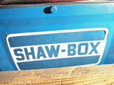 Shaw Box 1 Ton Air Hoist w/ Air Powered Trolley & Spreader Beam 33 FPM
