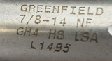 Greenfield 7/8"-14 NF Hand Tap 4 Flute GH4 HS USA L1495