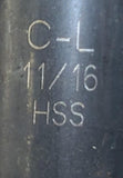 C-L Chicago Latrobe 11/16" High Speed Drill Bit HSS