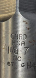 Card 1-1/8"-7 NC Hand Tap 67 HSA GH4
