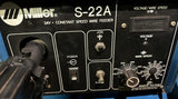 Miller CP-300 Mig Welder Power Supply 12.3 kW w/ Millermatic S-22A Wire Feeder