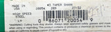 Precision 20054 High Speed Drill Bit 27/32" HSS Steel Morse #3 Taper Shank MT3