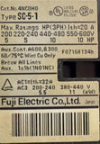 Fuji Electric 4NC0H0 SC-5-1 Magnetic Contactor 5-Pole 240 VAC 32 A
