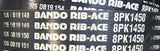 Bando 8PK1450 V-Ribbed Automotive Serpentine Belt Rib-Ace 1450mm