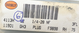 Lot of (6) Besly 4113H Spiral Flute Plug Tap 1/4"-28NF 3 Flute F9898 GH3