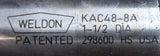 Weldon KAC48-8A End Mill 1-1/2" 3 Flute 298600 HS USA