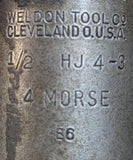 Weldon HJ4-3 End Mill Tool Holder 1/2" #4 Morse