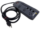 Ditek DTK-8FF Outlet Surge Protector 8 Outlet Strip 125VAC 15A 60Hz