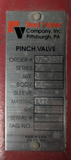 Red Valve 75 Series Pinch Valve 2" Size PGR Material CT Body
