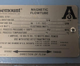 Rosemount 8701TSA020S1F0042 Magnetic Flow Tube 2" 275 PSI 1.896 MPA 16VDC 1A
