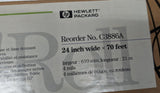 HP C3886A High-Gloss White Film Roll 24 Inches Wide X 70 Feet 4MIL