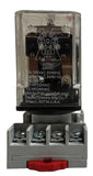 Dayton 5YP80 General Purpose Relay 240 VAC W/ 5X852M Relay Socket