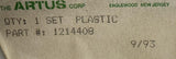 Artus Corp 1214408 Plastic Head Gasket 1 Set