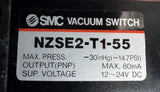 SMC NZSE2-T1-55 Vacuum Switch PNP Output 80mA 12~24VDC