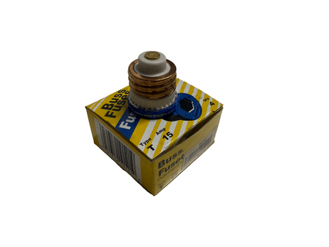 Cooper Bussmann 3W757 Fusetron Fuse Block Type T 15 Amp 4 Pack