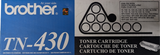 Brother TN-430 Toner Cartridge Black Mono Laser Standard Yield OEM