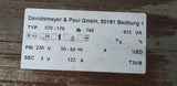 Davidsmeyer & Paul 570-176 Transformer 230V Prim 5V Sec 50/60 Hz 615VA 123A