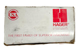 Hager RC1842 Radius Full Mortise Plain Bearing Steel Hinge 3.5" X 3.5"