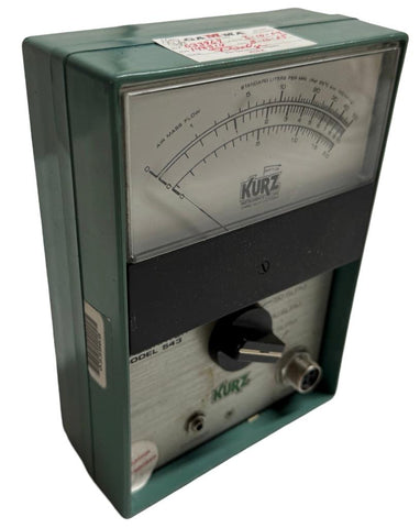 Kurz Instruments 543-B-R Mass Flowmeter Calibrator 115VAC 60Hz