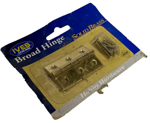 Ives By Schlage C9042B3 Broad Hinge Solid Brass 2" X 1-3/8"