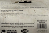 Ives By Schlage C9042B3 Broad Hinge Solid Brass 2" X 1-3/8"