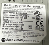 Allen Bradley 22A-B1P5N104 PowerFlex AC Drive 1/4 HP 0.2 kW 240V 3 Phase