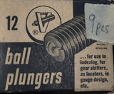 Lot of (9) Vlier B-47N Ball Plunger #5-40 1/4- 3/4 lb End Pressure