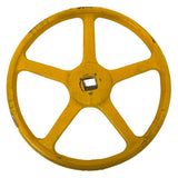 Kitz 300 Gate Valve Wheel 12" Diameter 1" Center Square