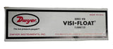 Dwyer VFB-69-SSV Visi-Float Flowmeter 4-40Lpm 4" Scale