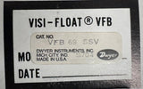 Dwyer VFB-69-SSV Visi-Float Flowmeter 4-40Lpm 4" Scale