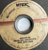 Vitek A60-N7-V6 Abrasive Wheel Max RPM 3600