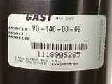 Gast VG-140-00-02 Multi-Stage High Vacuum Generator