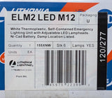 Lithonia Lighting ELM2 LED SD M12 Emergency Light White 120VAC 2.8 W