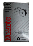 Lot of (4) NU-KOTE BR80C Universal Calculator Ribbon 12.7 mm x 5.8 M