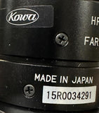 Sony XCD-U100 Industrial Digital Camera w/ Kowa HR F1.4/25mm Lens