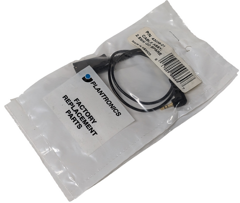 Plantronics 43038-01 Adapter Cable 18" Quick Disconnect (QD) To 2.5mm Plug