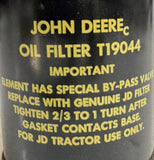 John Deere T19044 Engine Oil Filter Replacement