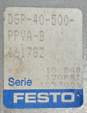 Festo DGP-40-500-PPVA-B Linear Drive Actuator 12 PSI B Series 461782