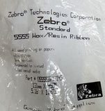 Zebra 05555BK13145 Wax Resin Ribbon 5.16 in x 1476 ft