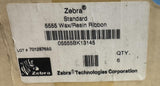 Lot of (6) Zebra 05555BK13145 Wax Resin Ribbon 5.16" x 1476 ft