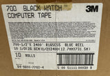 3M 700 Black Watch Computer Tape 1/2" x 2400' 10-Pack 84-9800-7782-4