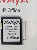 Avaya IPO MU-Law PCS07 System SD Card 700479710 1313332346
