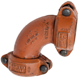 Victaulic No. 10 90-Degree Grooved Elbow Fitting 2-1/2" w/ Flexible Couplings