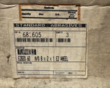 Standard Abrasives 681605 Flap Wheel 8" x 2" x 1" 120 Grit 3 Pack