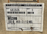 Standard Abrasives 681606 Flap Wheel 8" X 2" X 1" 80 Grit 3-Pack