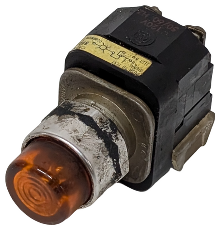 Allen-Bradley 800T-PT16 Push To Test Pilot Light Amber Series N 120 VAC 50/60 HZ