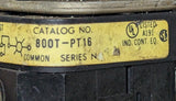 Allen-Bradley 800T-PT16 Push To Test Pilot Light Blue Series N 120 VAC 50/60 HZ